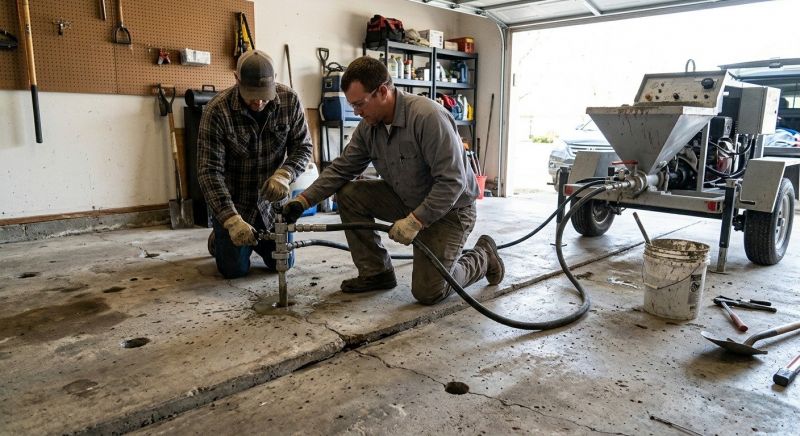 Concrete Leveling in West Des Moines, IA