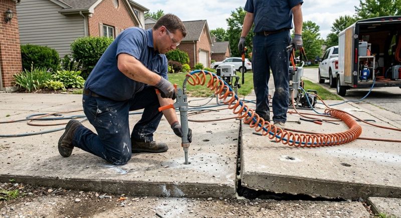 Concrete Slab Jacking in Denver, CO