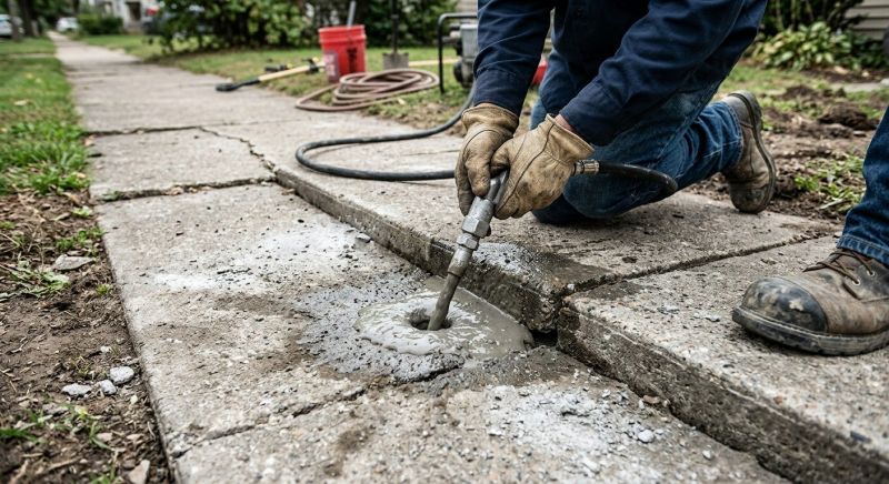 Sidewalk Raising in Corpus Christi, TX